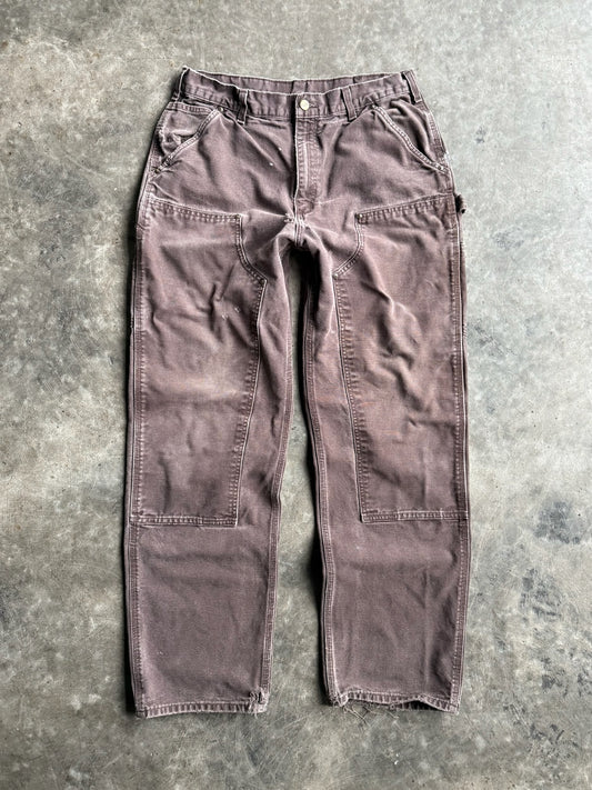 Vintage Brown Carhartt Double Knee Pants - 30