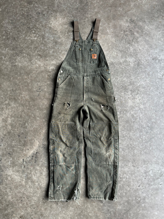 Vintage Green Carhartt Overalls - 34