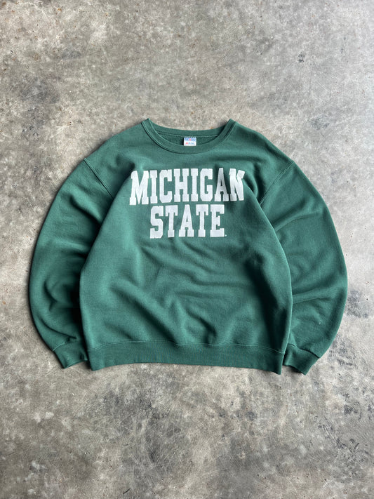 Vintage Michigan State Crew - L