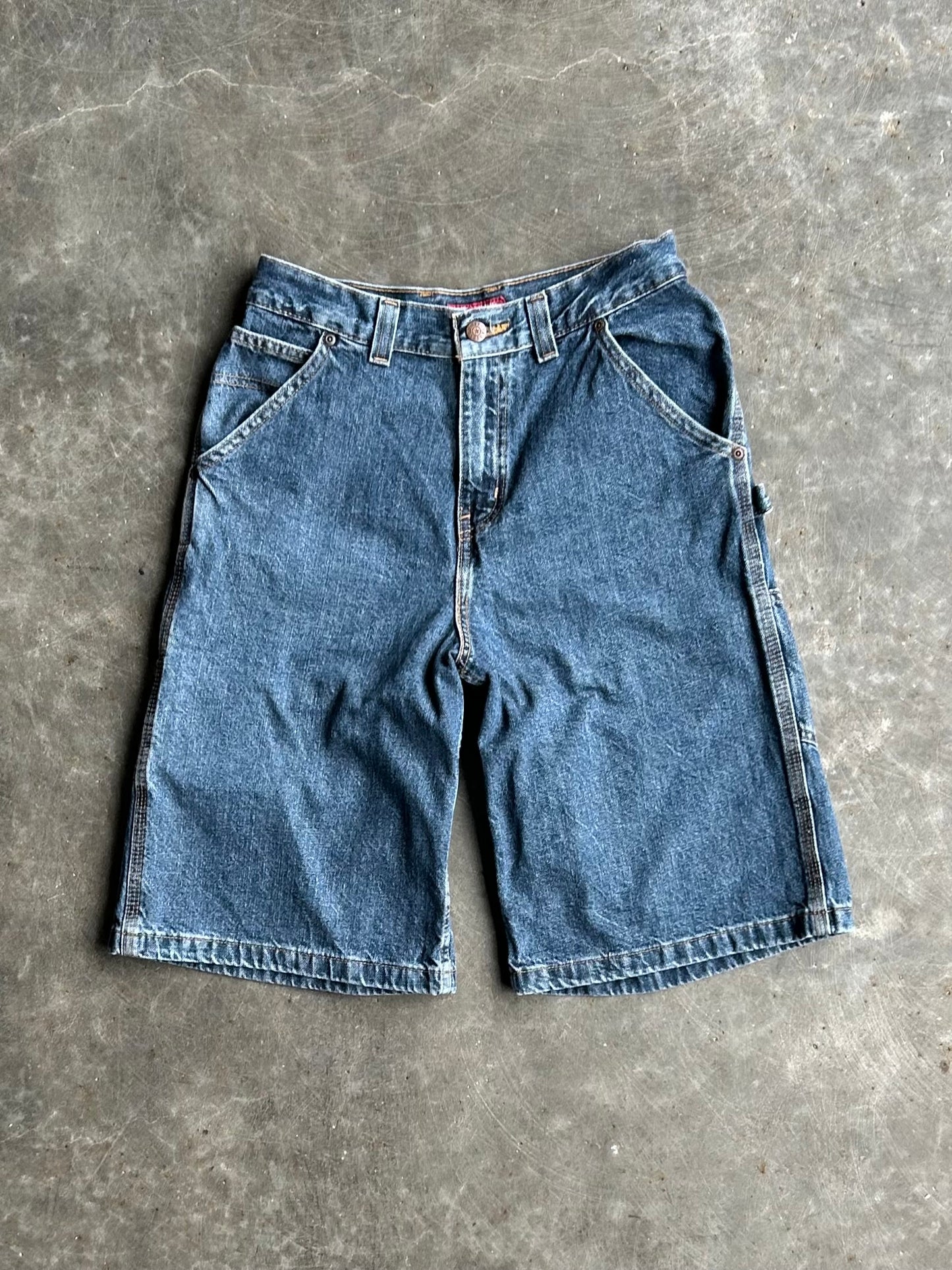 Vintage Faded Glory Denim Carpenter Shorts - 27