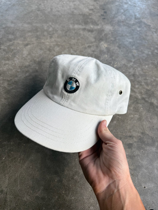 Vintage White BMW Adjustable Hat