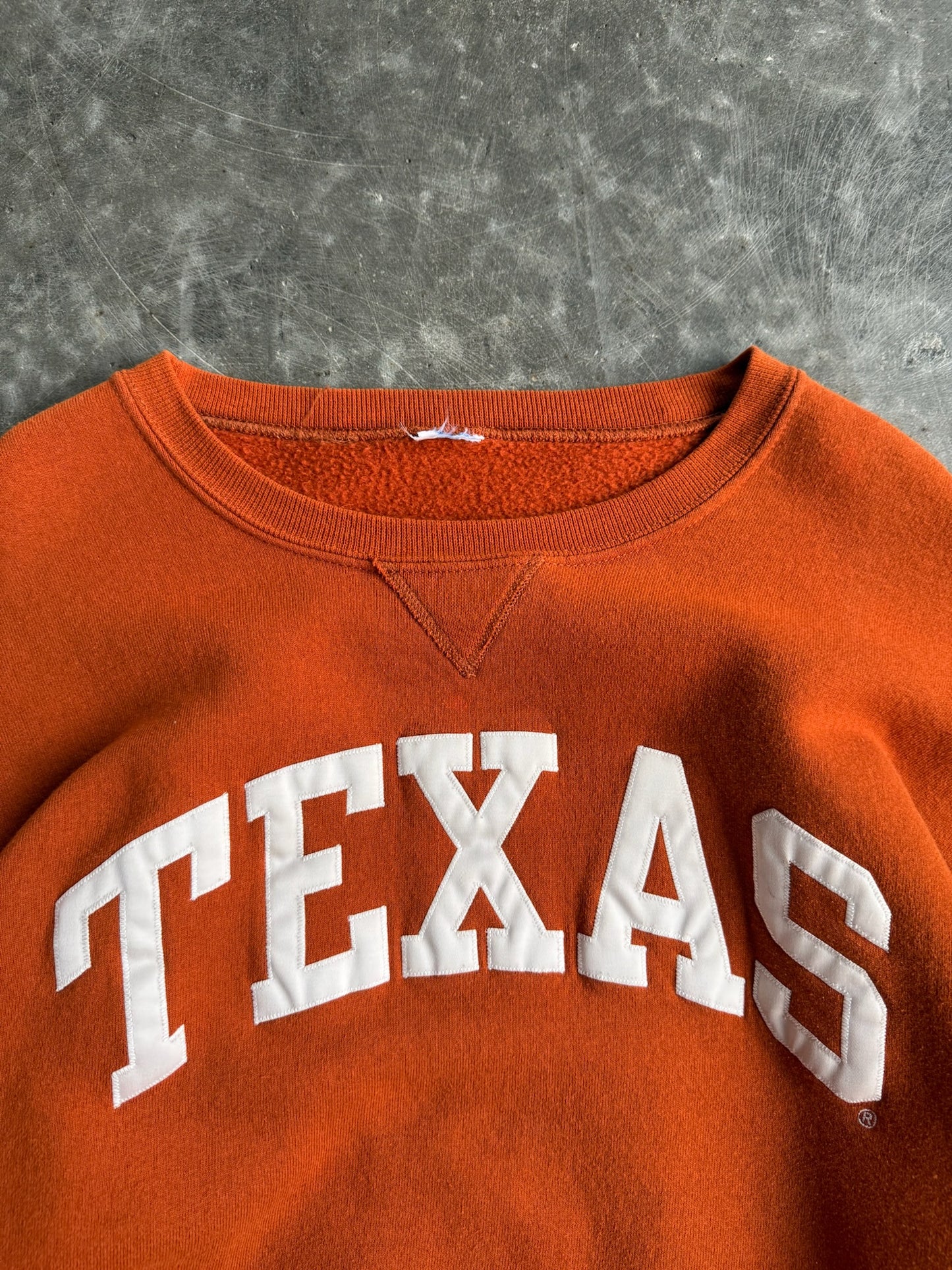 Vintage Orange Texas Crew - XL