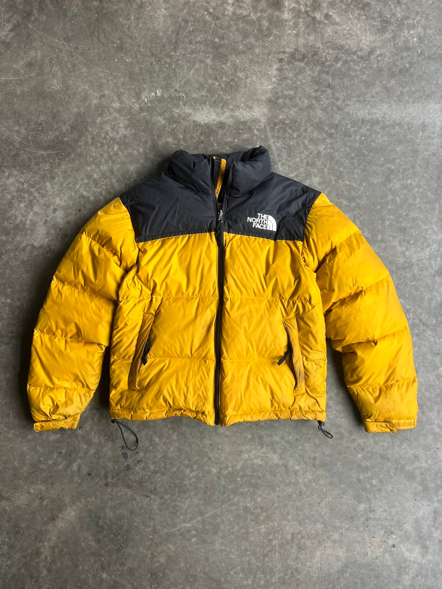 Vintage Yellow North Face Puffer Jacket - L