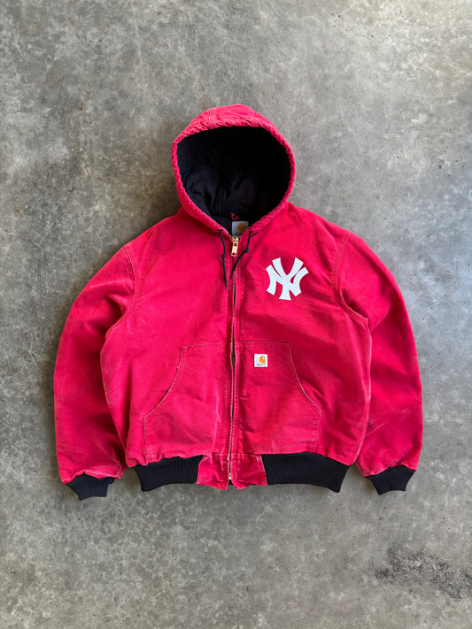 Vintage Red Yankees Carhartt Jacket - L