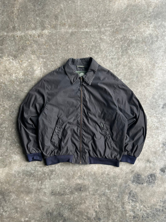 Vintage Weatherproof Black Windbreaker Jacket - L