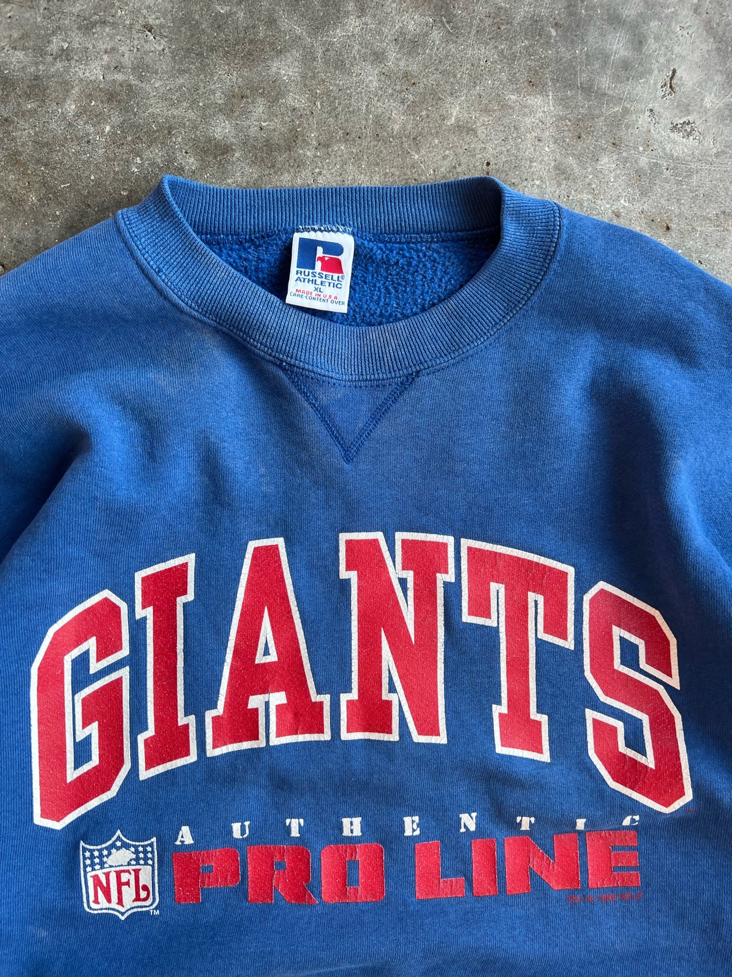 Vintage New York Giants Pro Line Crew - XL