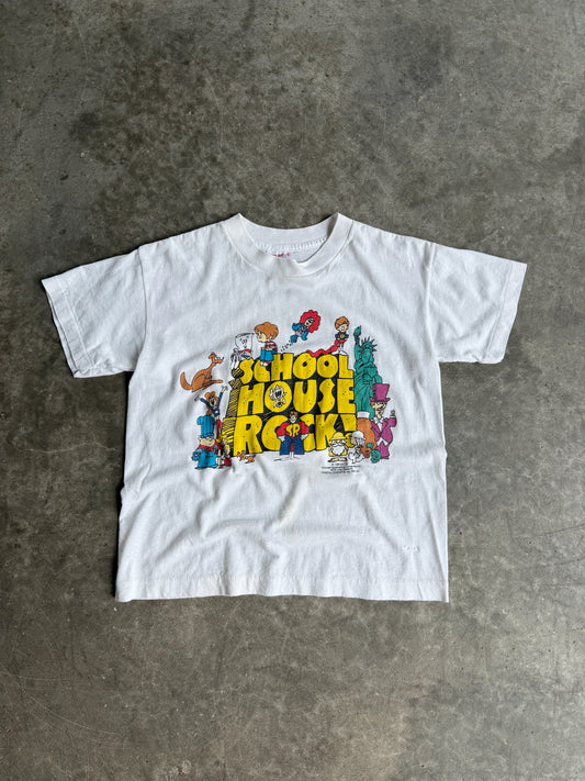 Vintage Single Stitch School House Rock Distressed Tee - S