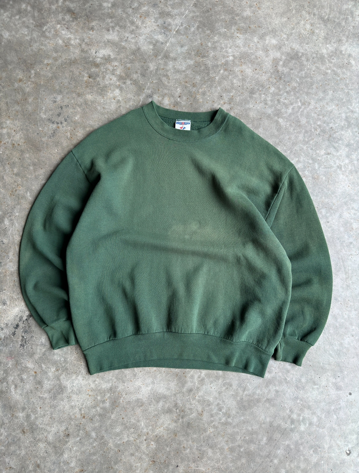 Vintage Jerzees Green Crew - XL