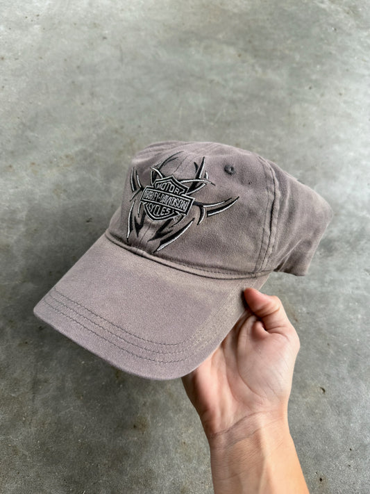 Vintage Faded Harley Davidson Flame Fitted Hat