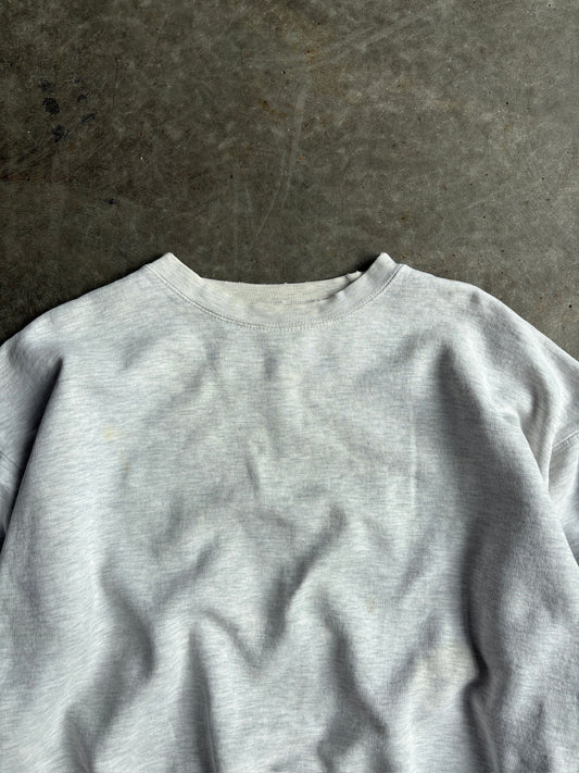 Vintage Grey Marlboro Distressed Crew - L