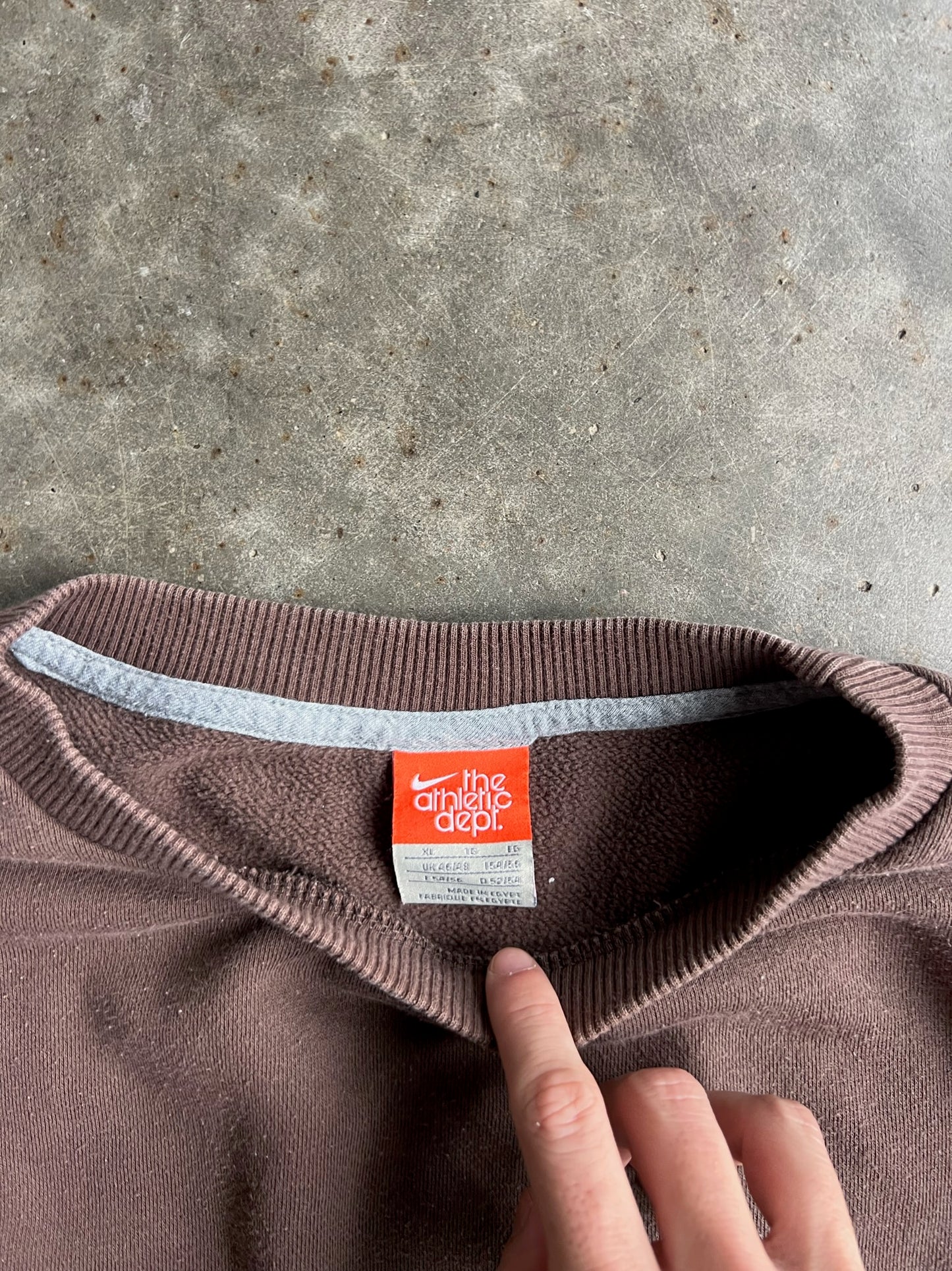 Vintage Brown Nike Athletic Dept. Crew - XL