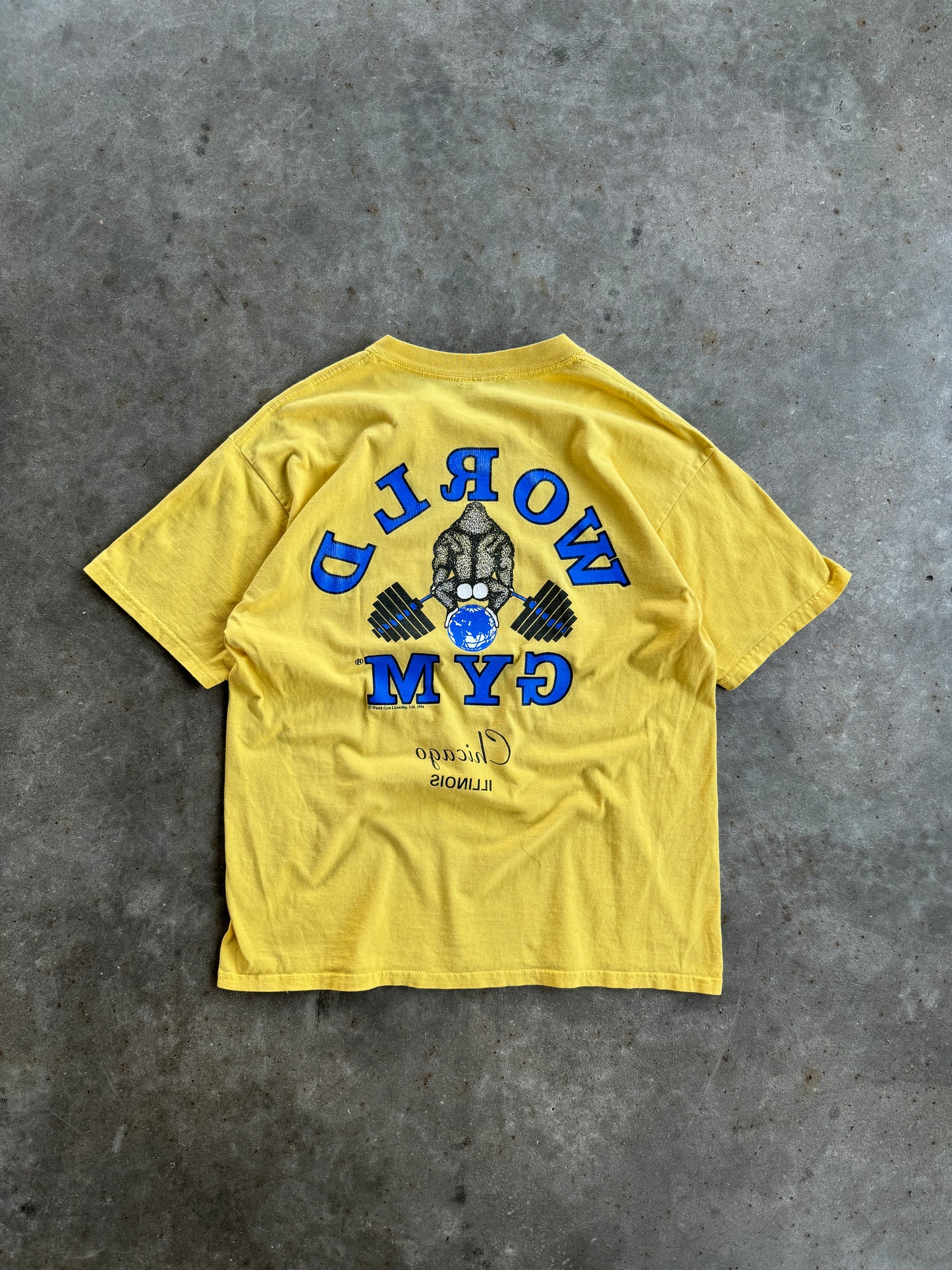 Vintage World Gym Chicago Illinois Shirt - L