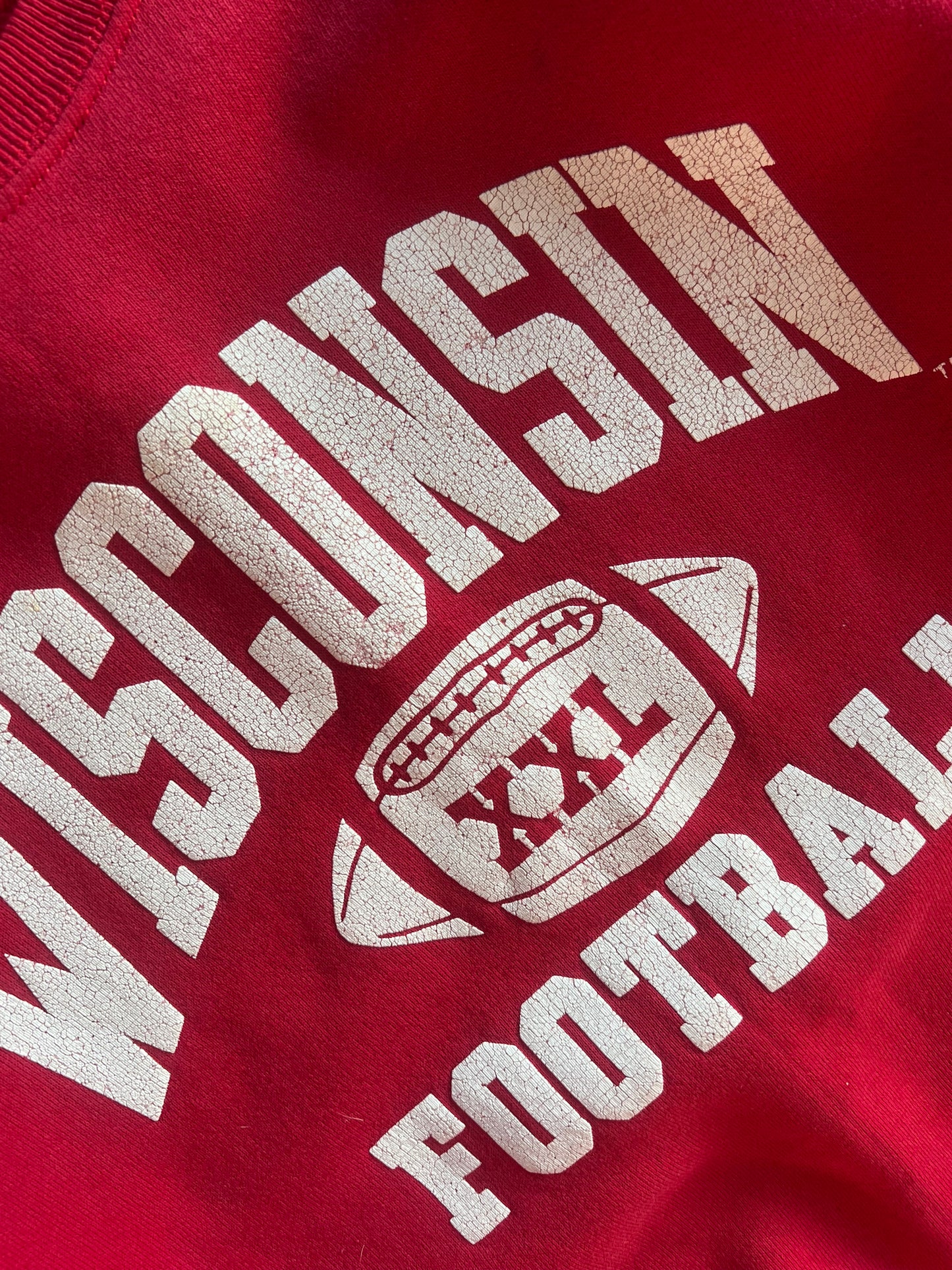 Vintage Wisconsin Football Crew - XL