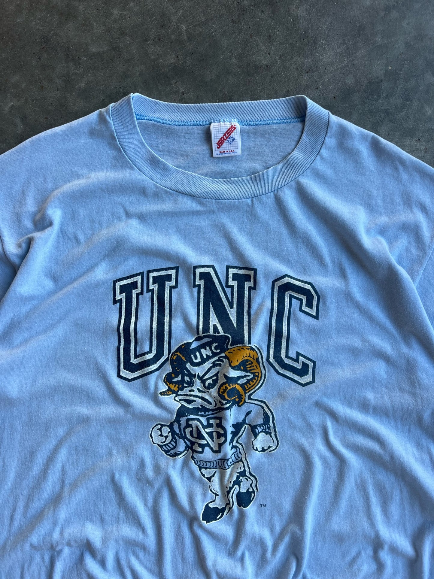 Vintage Pale Blue University Of North Carolina Shirt - XL