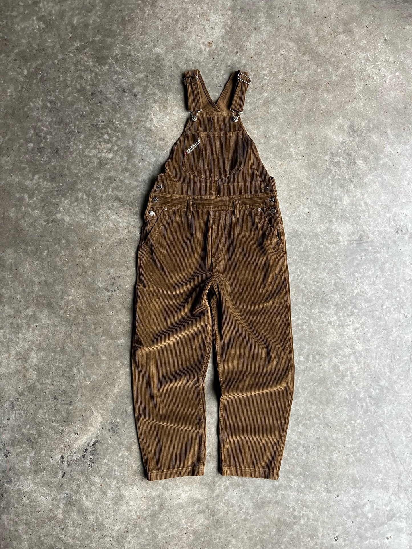 Vintage Brown Corduroy UnionBay Overalls - S