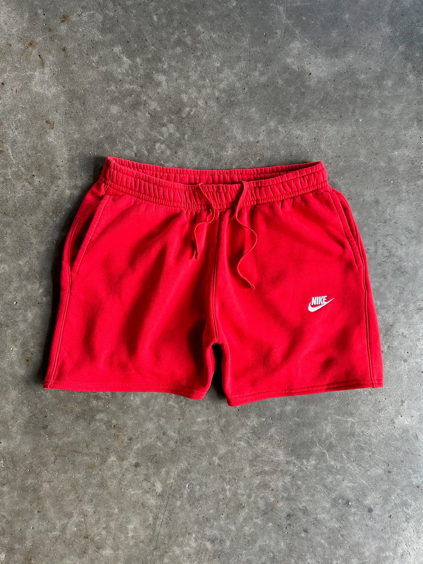 Vintage Reworked Red Nike Shorts - L