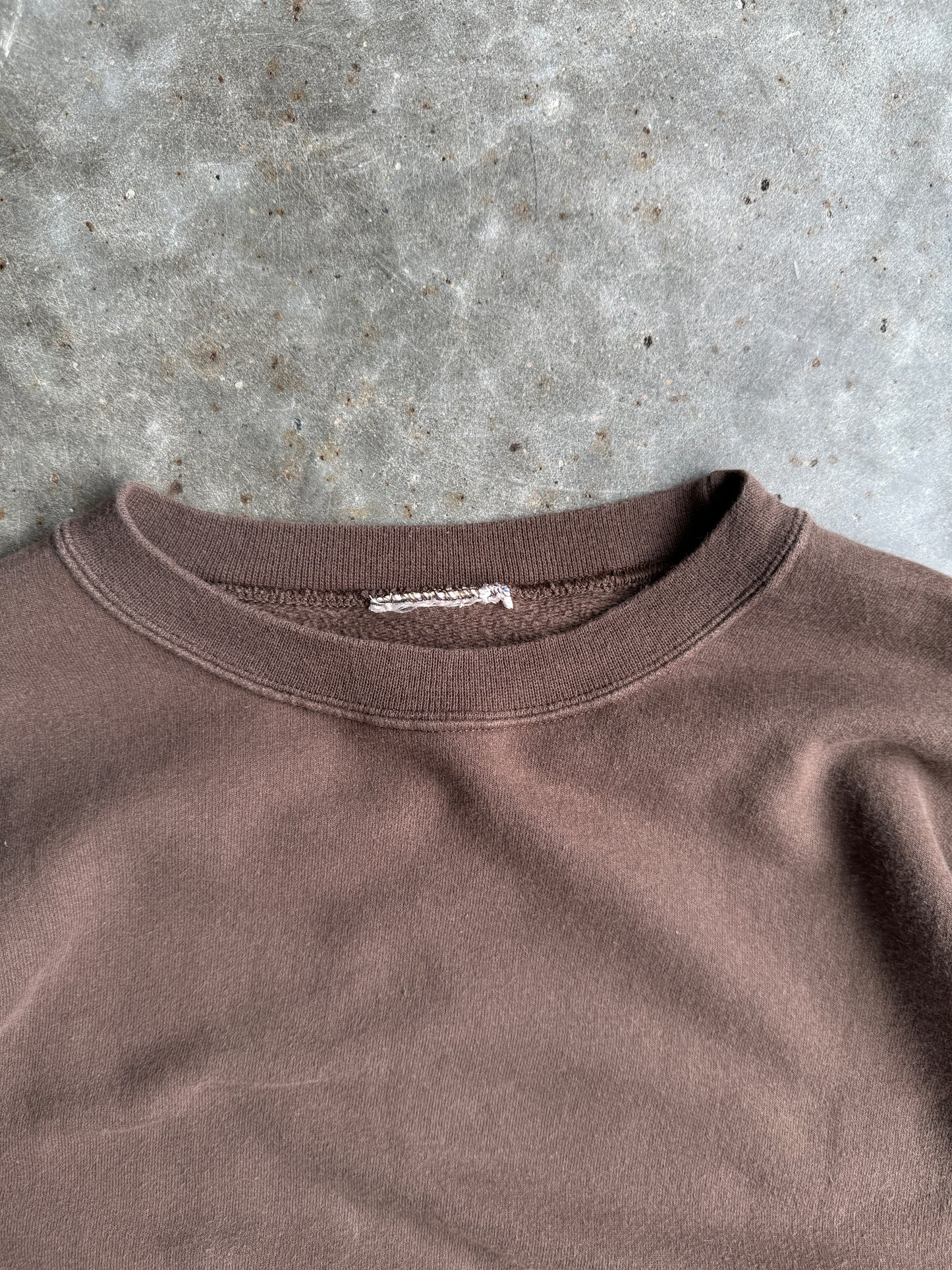 Vintage Blank Brown Crew - XL