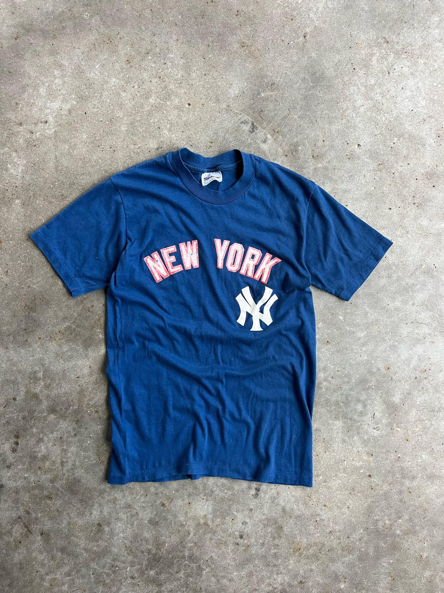 Vintage Navy New York Yankees Shirt - M