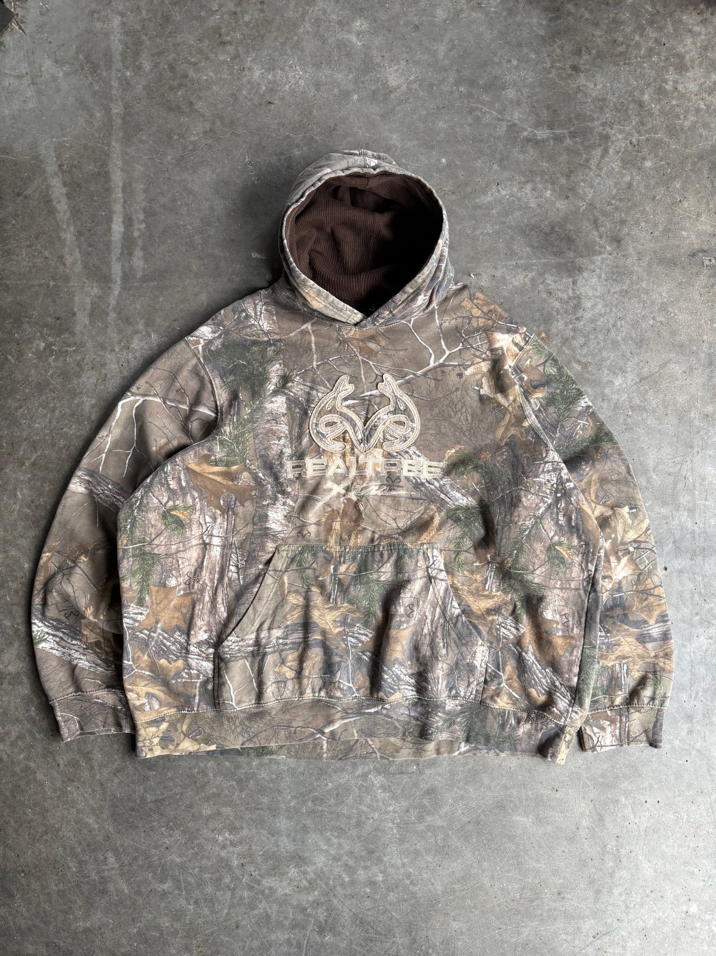 Vintage Real Tree Camo Hoodie - XXL