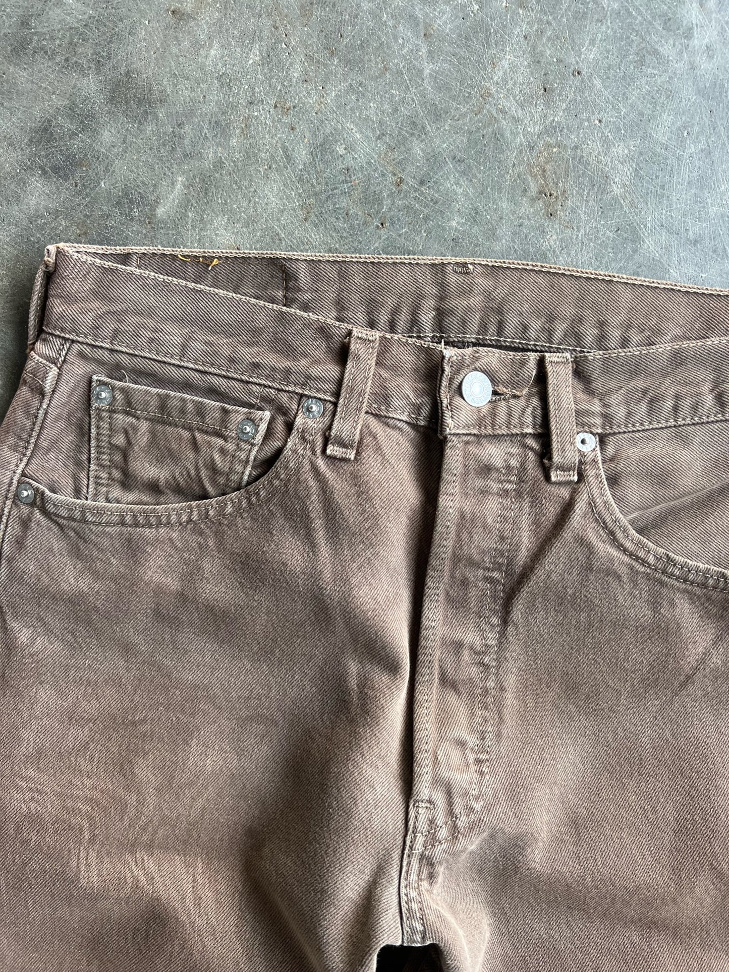 Vintage Brown Levi's 501 Pants - 32