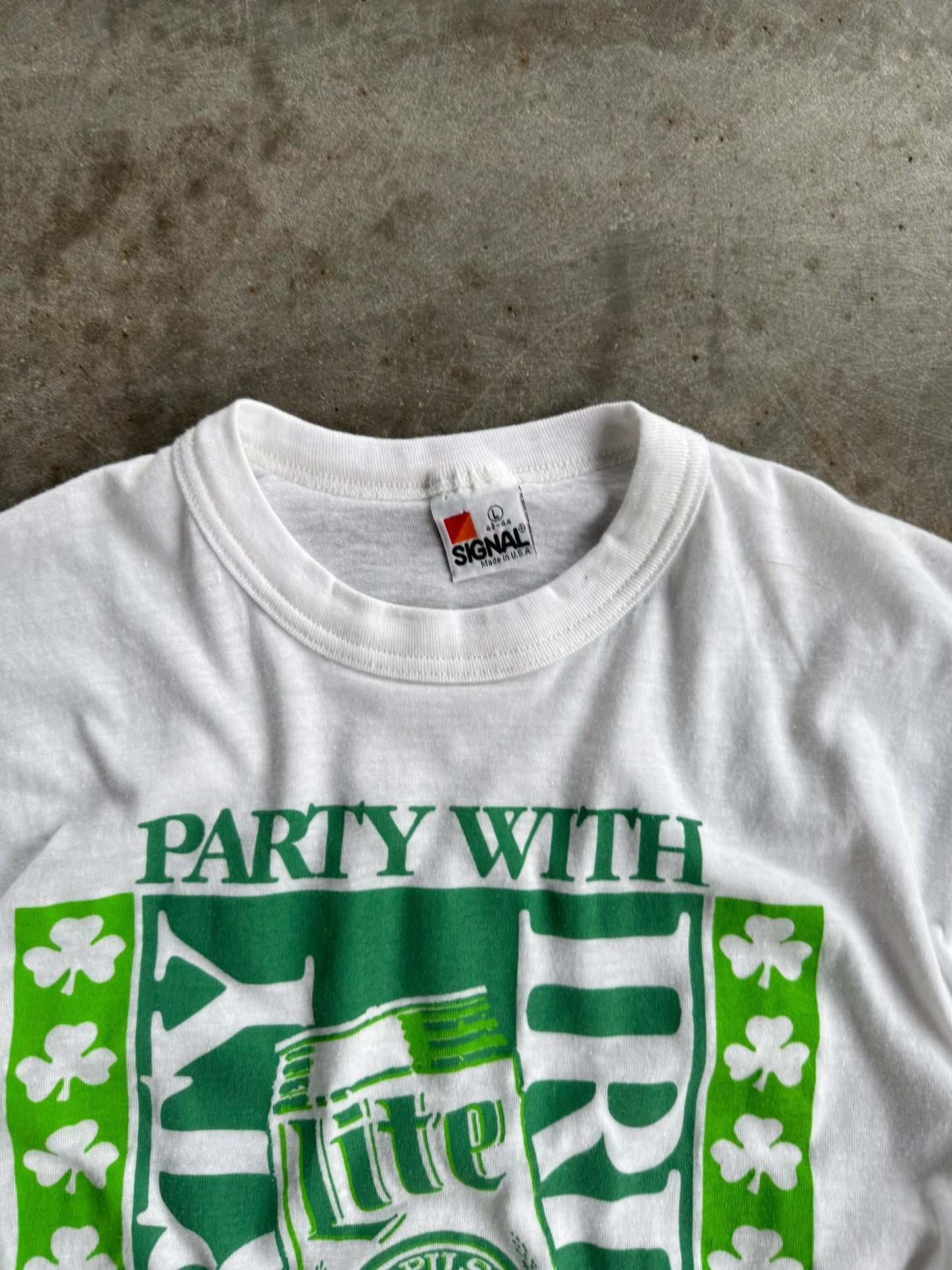 Vintage Party With The Lite Of The Irish Shirt - L