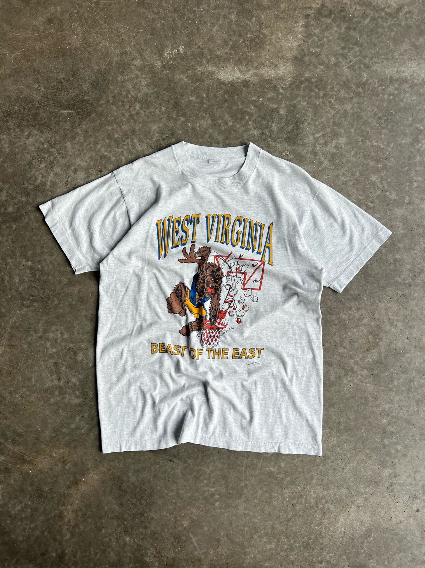 Vintage White Beast Of The East Shirt - XL