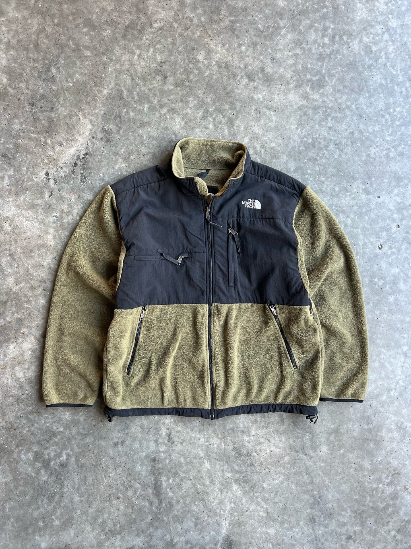 Vintage Green North Face Zip Up - L