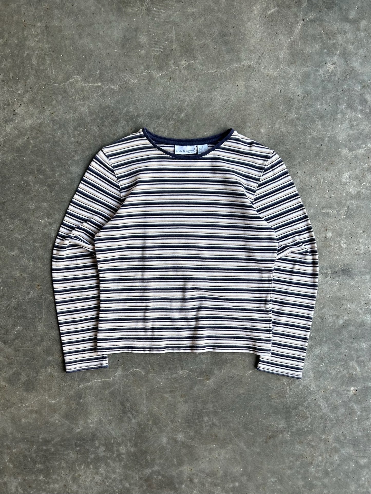 Vintage Croft & Barrow Striped Long Sleeve Tee - S