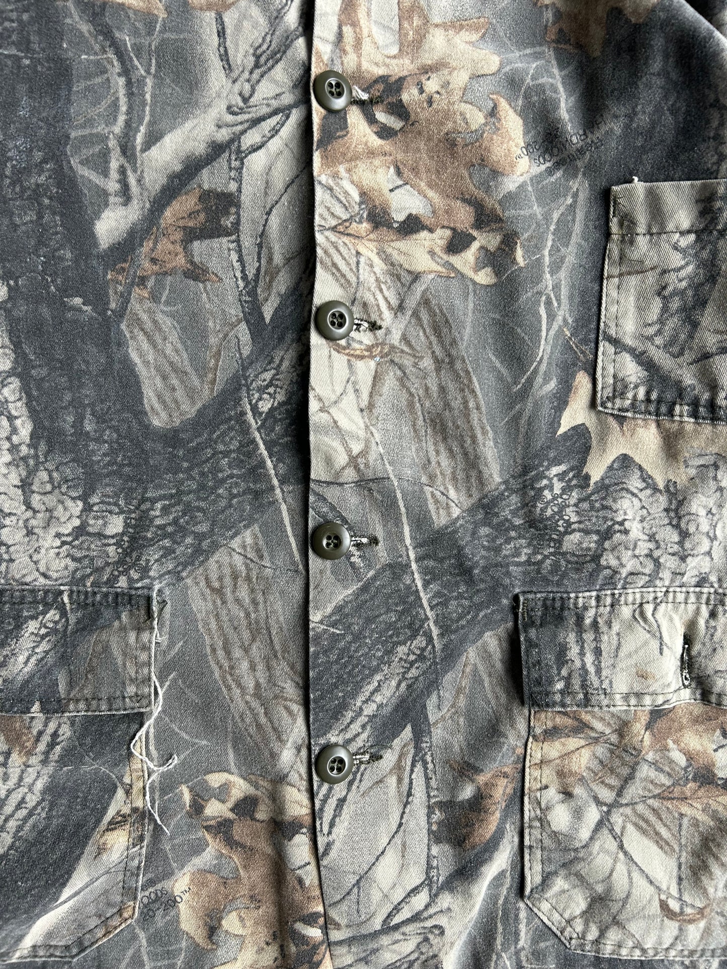 Vintage Classics Camo Button Up Shirt - XXL