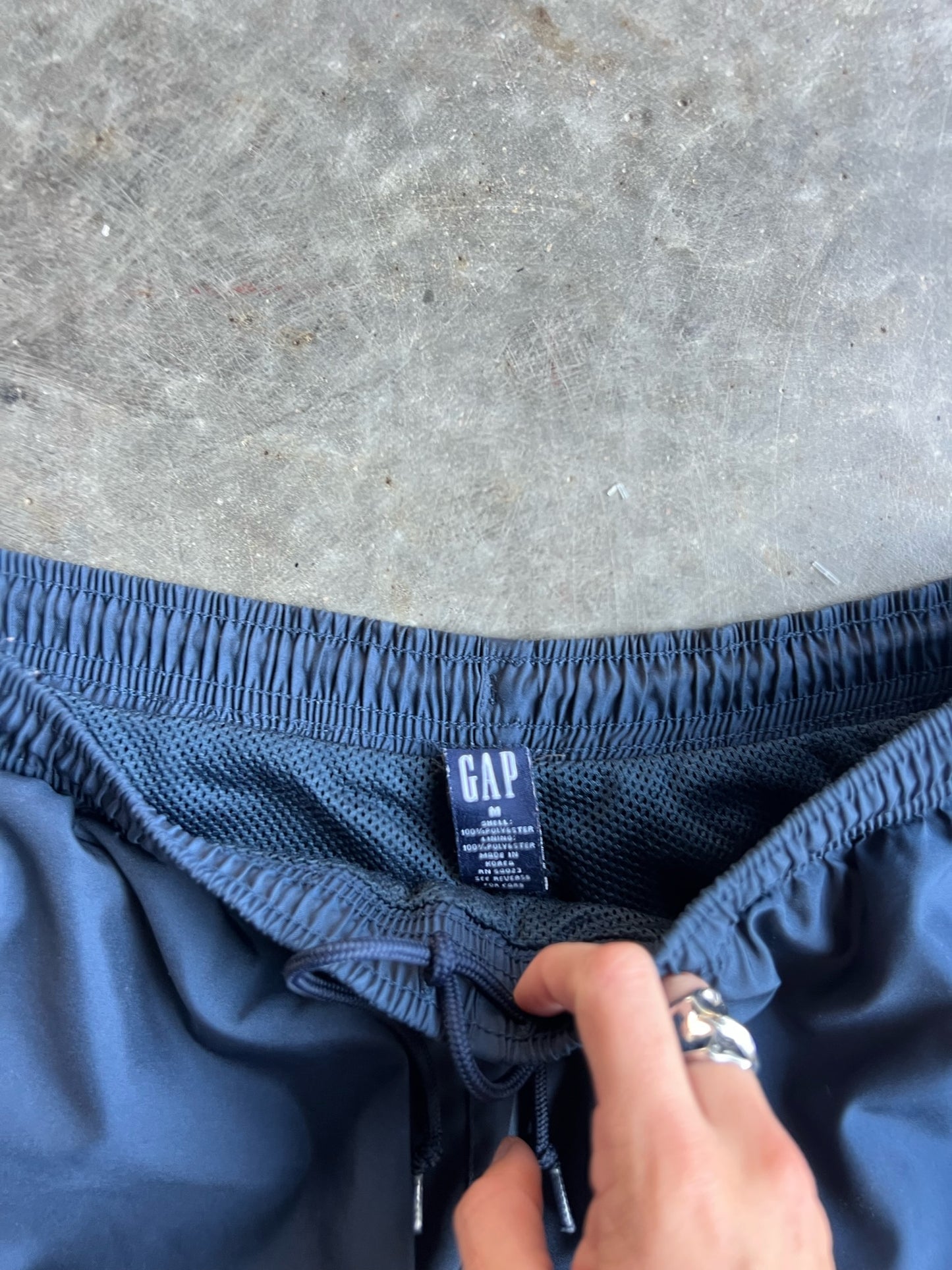 Vintage Navy Gap Track Pants - M