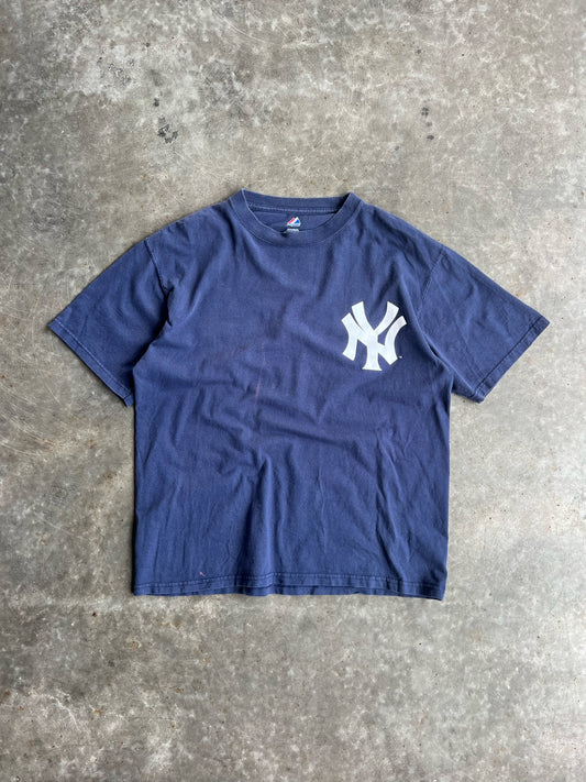 Vintage Navy NY Yankees Shirt - L