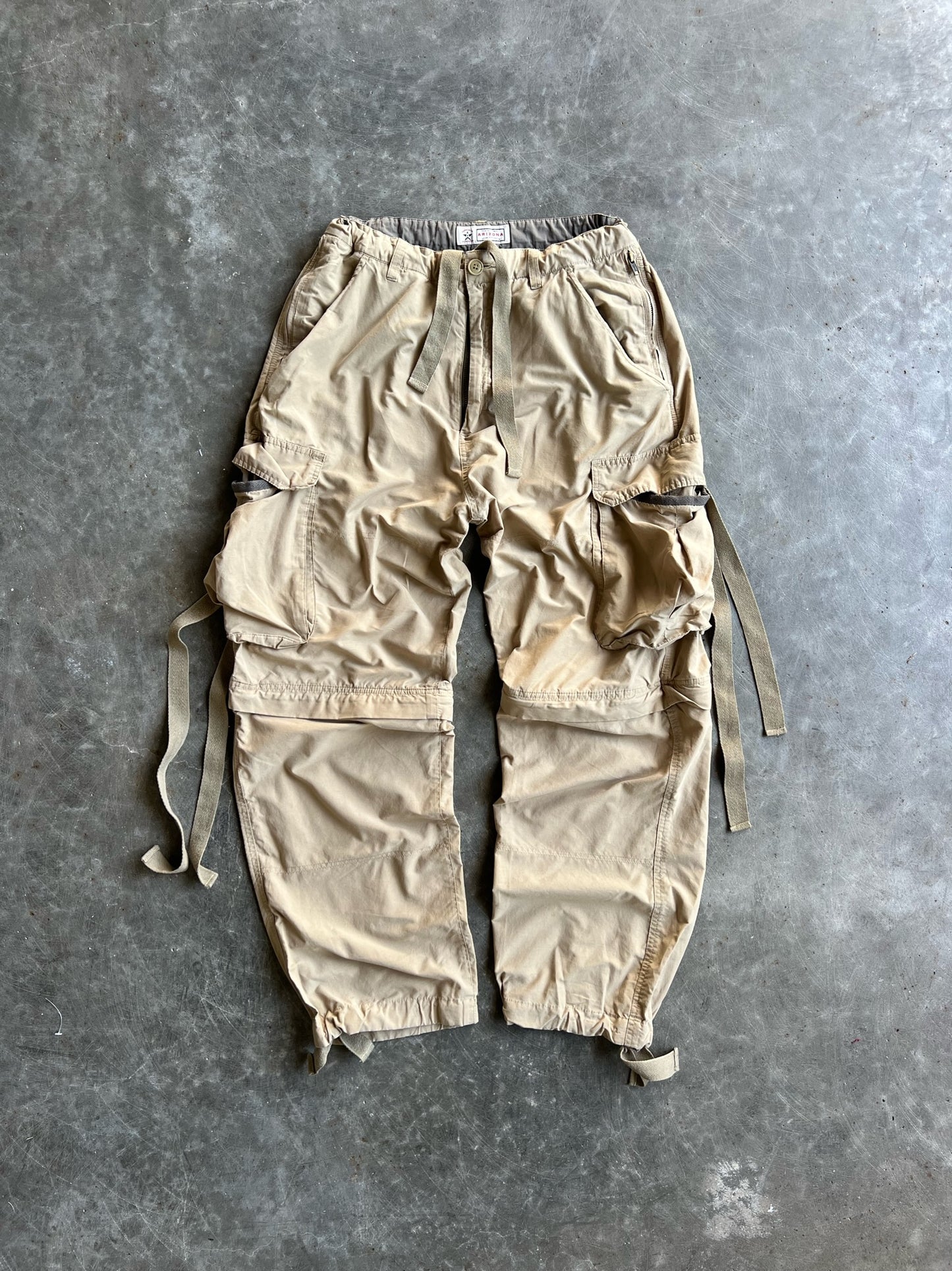 Vintage Arizona JeanCo. Khaki Cargo Pants - 33