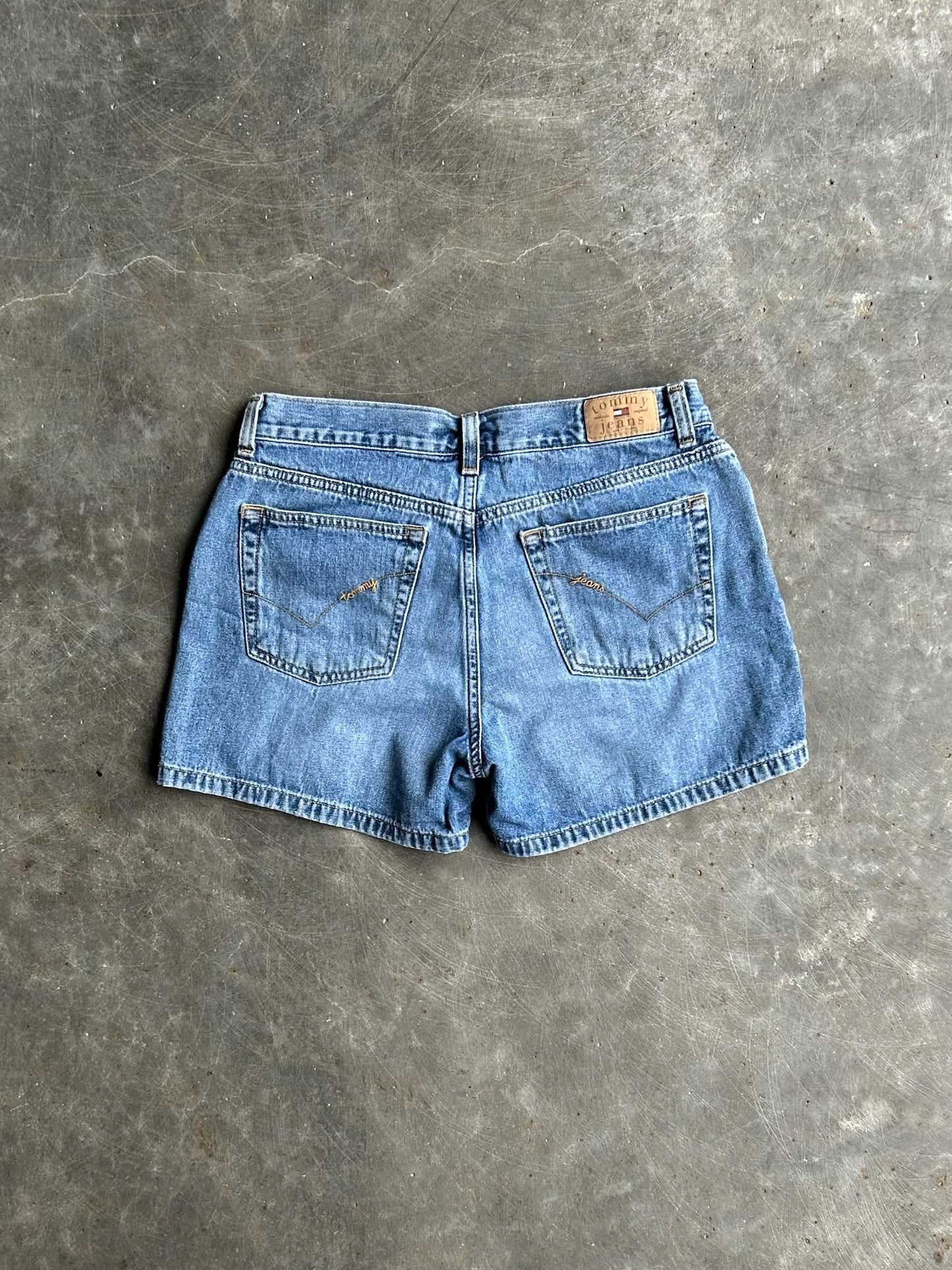 Vintage Medium Wash Tommy Hilfiger Denim Shorts - 30