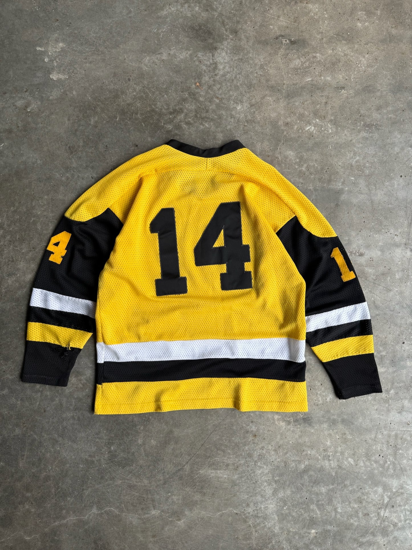 Yellow NHL Penguins Hockey Jersey - XL