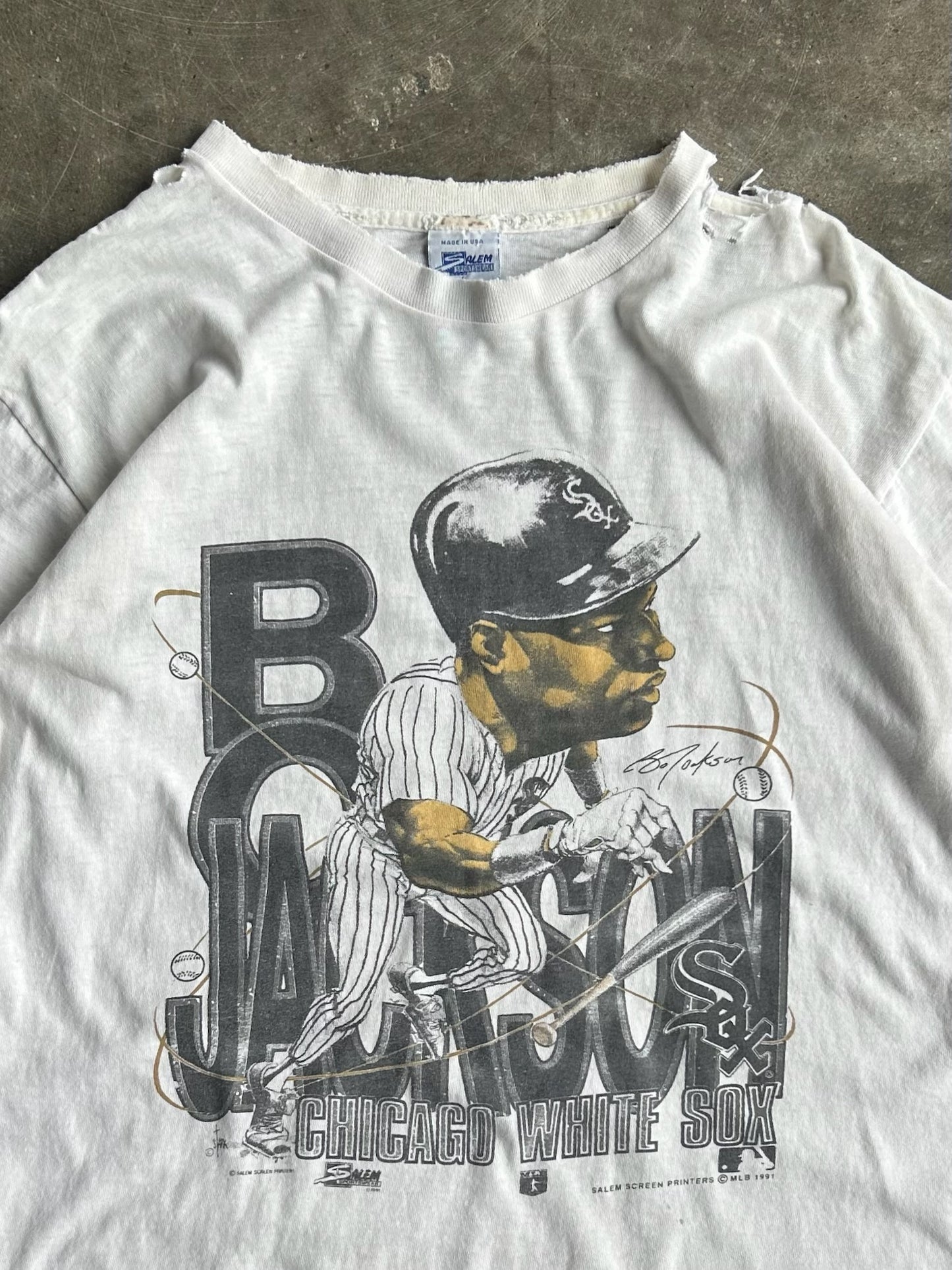 Vintage Bo Jackson Chicago White Sox Tee - L