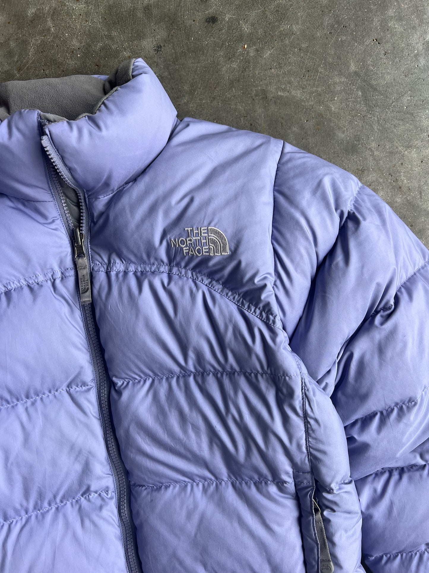 Vintage Purple North Face Puffer Jacket - S