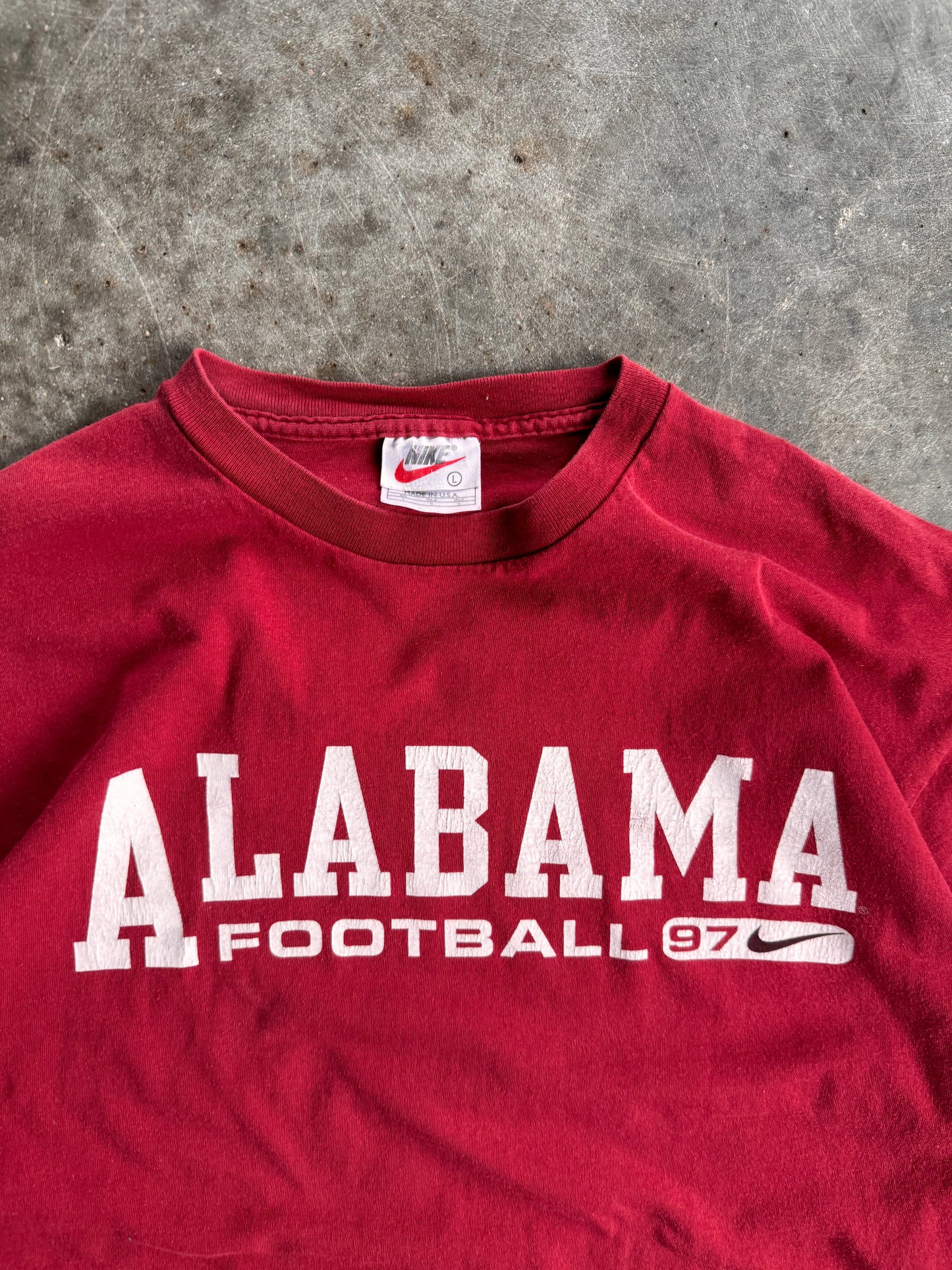 Vintage 90s Alabama Football Nike Shirt - L