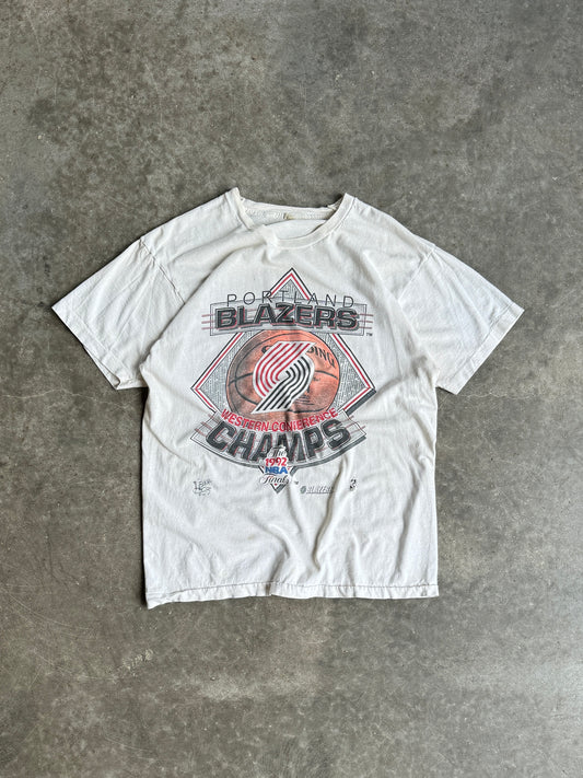 Vintage Portland Blazers Champs Shirt - XL