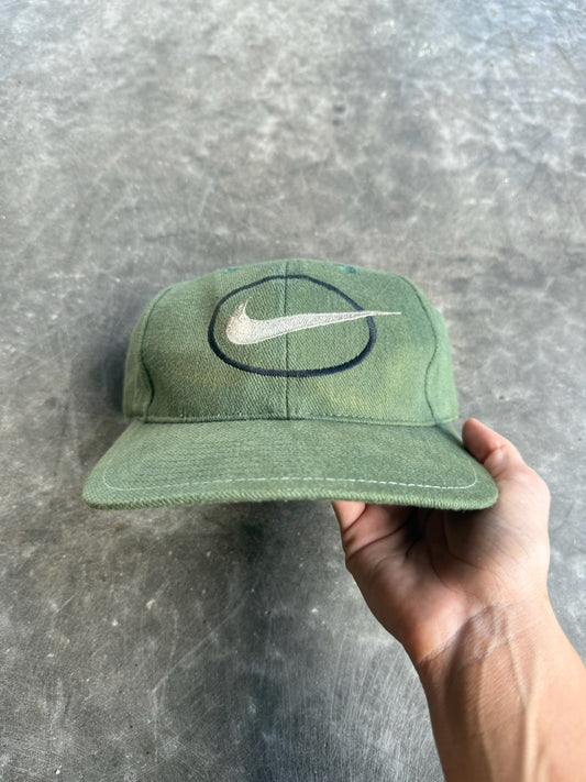 Vintage Green Nike Snapback Hat