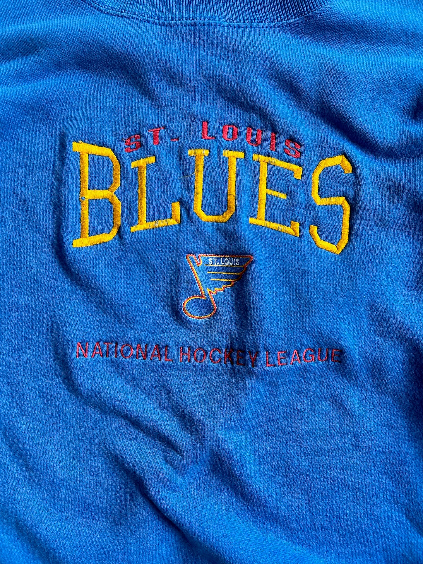 Vintage St Louis Blues NHL Crew - L