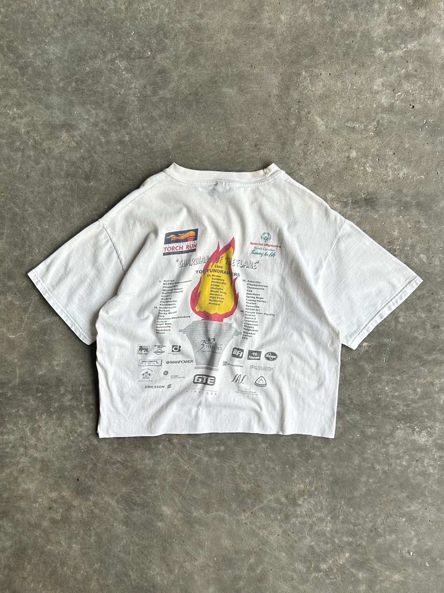 Vintage North Carolina Law Enforcement Torch Run Shirt - L