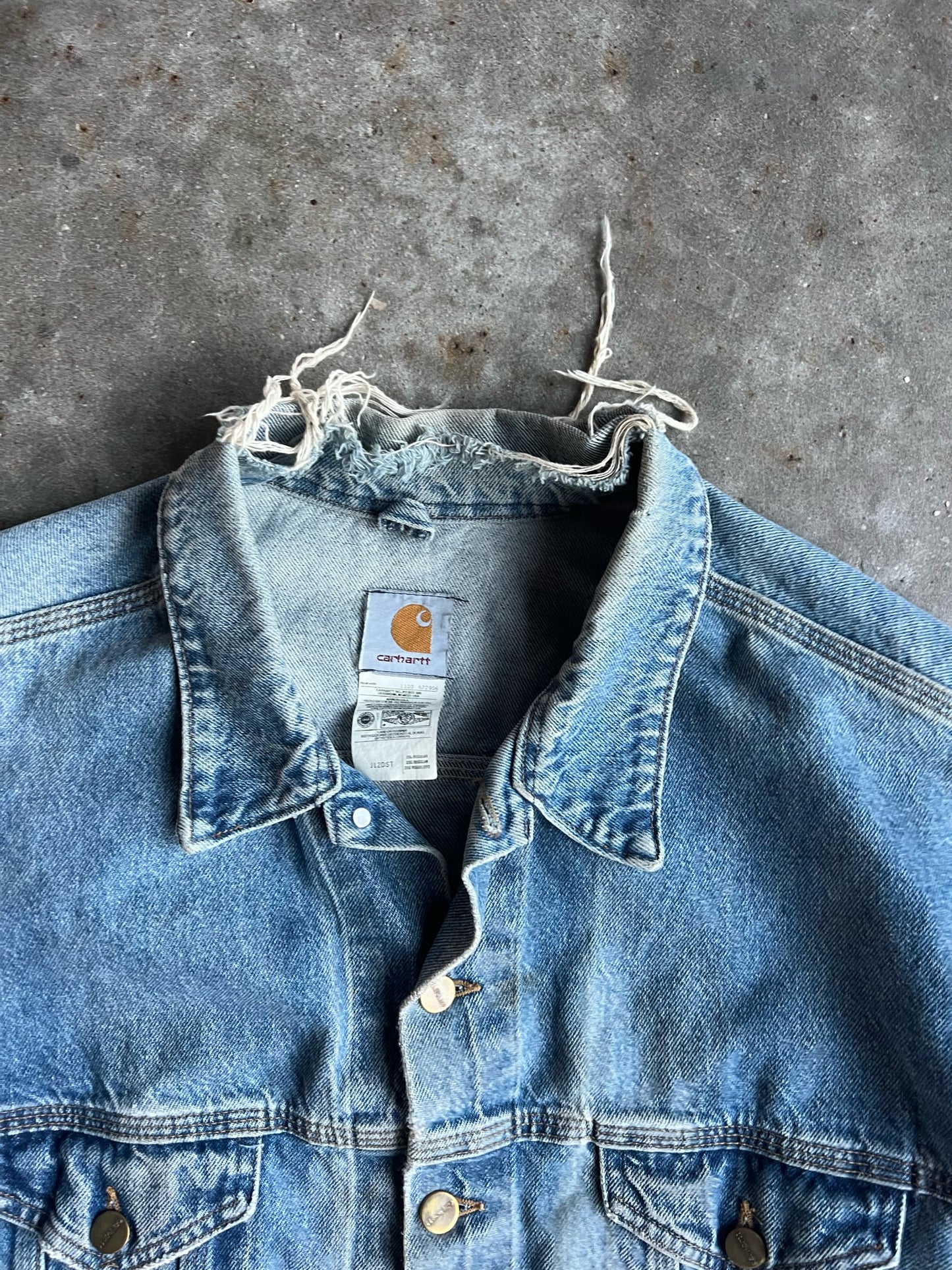 Vintage Denim Carhartt Jacket - XXL