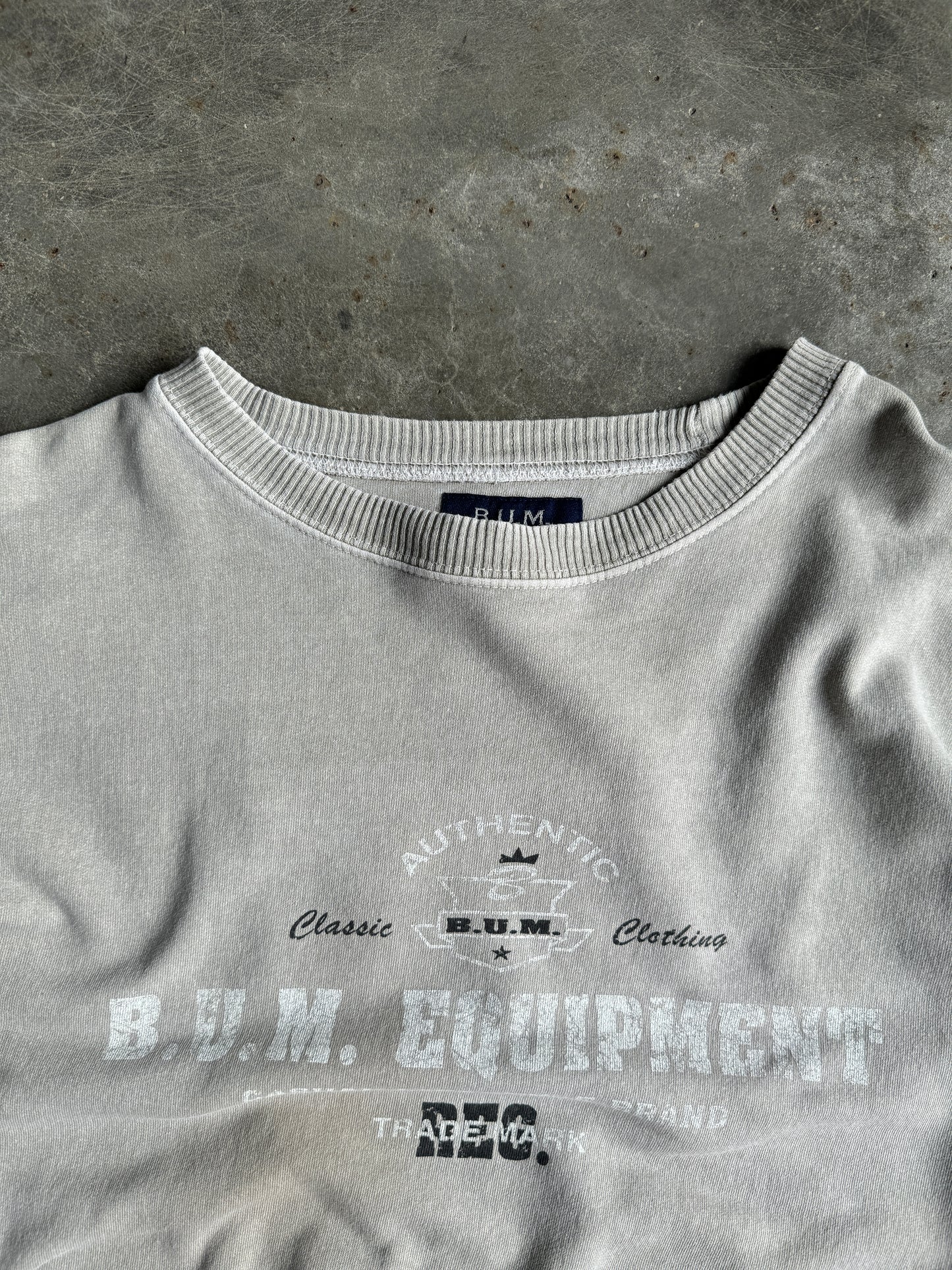 Vintage Bum Equipment Tan Crew  - XL