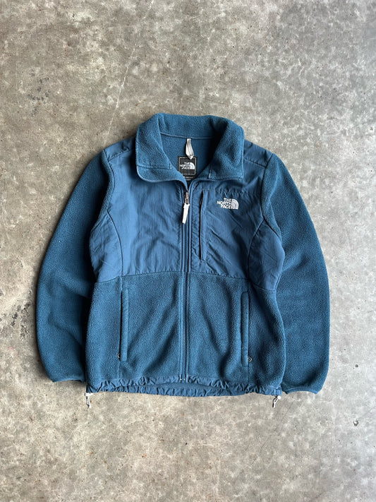 Vintage Navy Blue North Face Fleece Zip Up - M