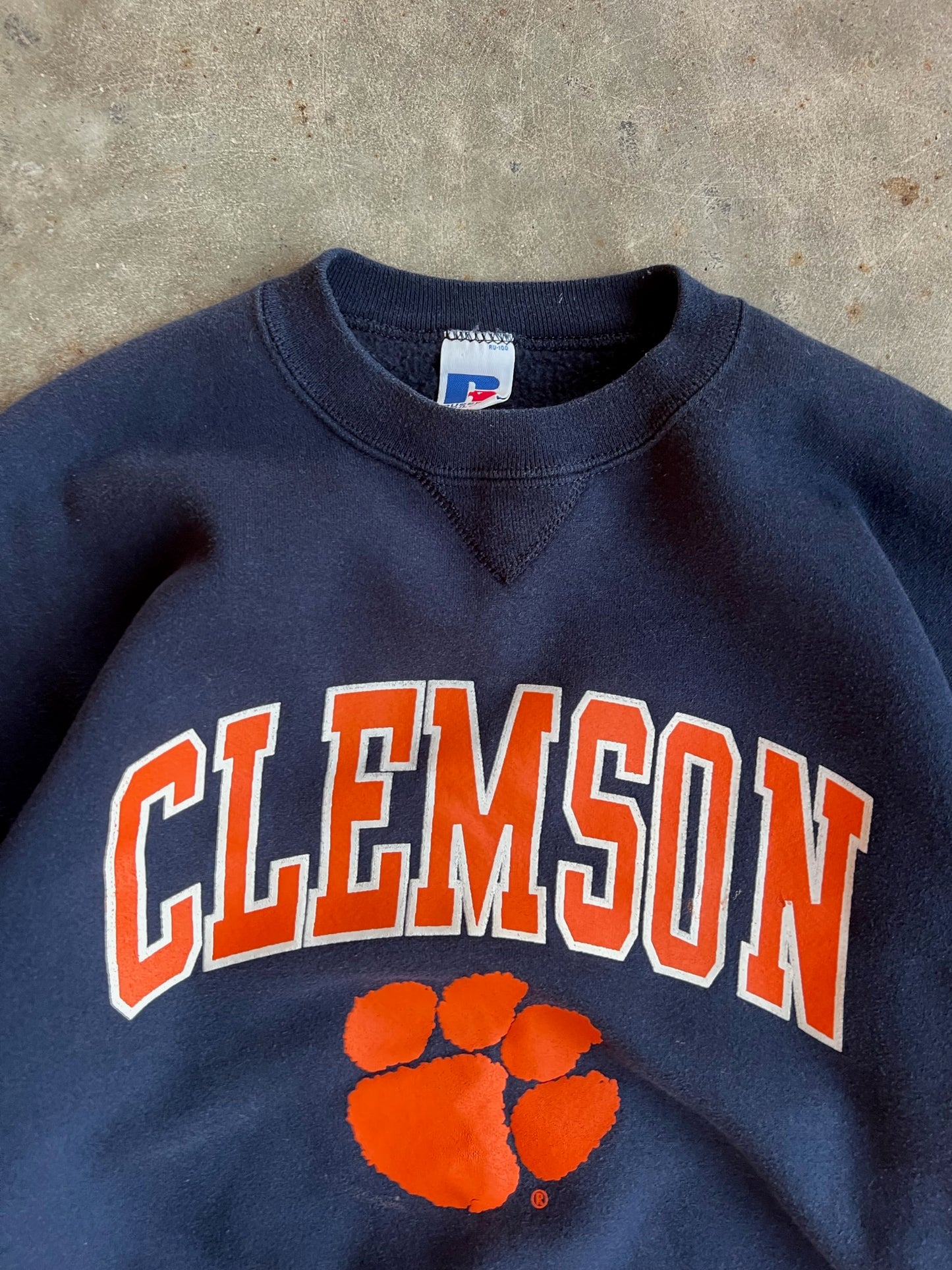 Vintage Clemson University Crew - L