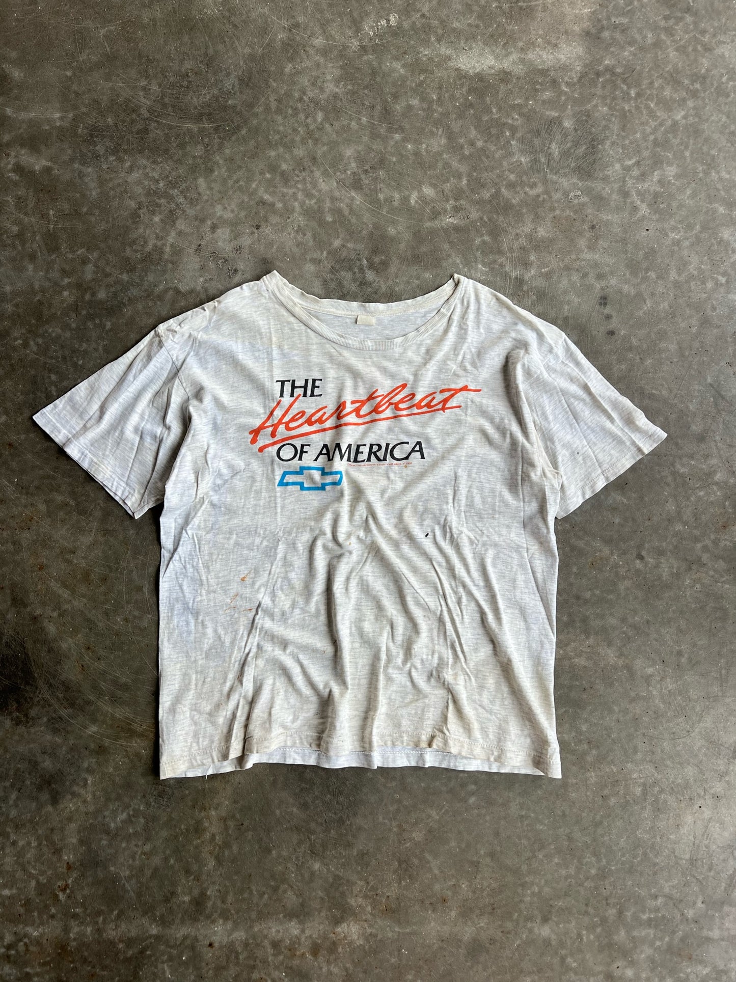 Vintage Heartbeat of America Chevy Shirt - XL