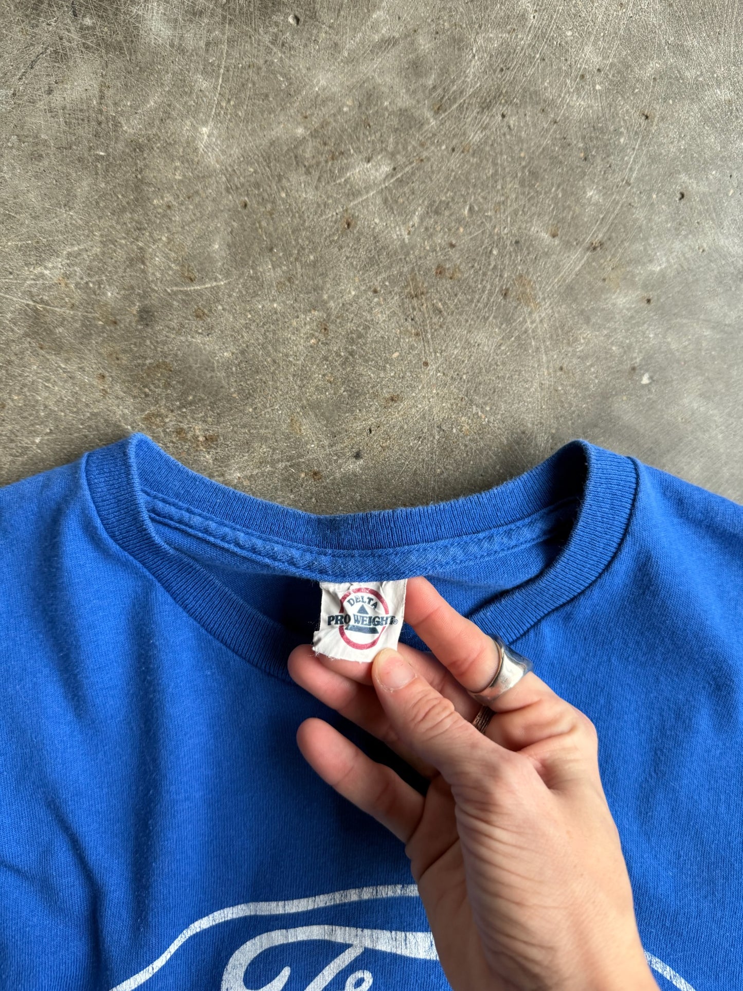 Vintage Royal Blue Ford Shirt - M