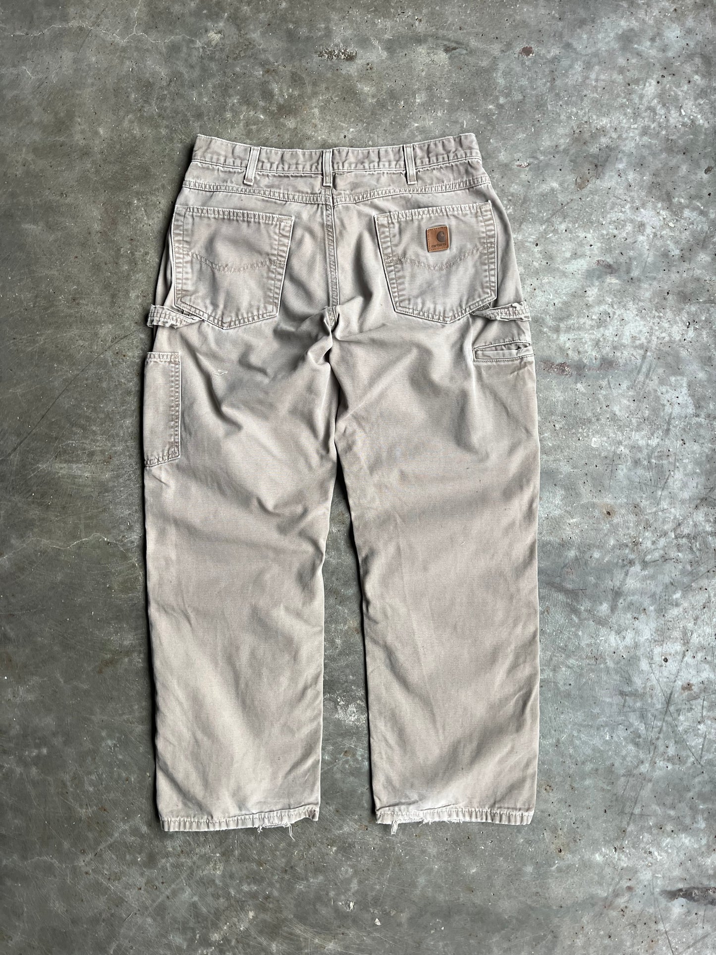 Vintage Beige Carhartt Carpenter Pants - 32