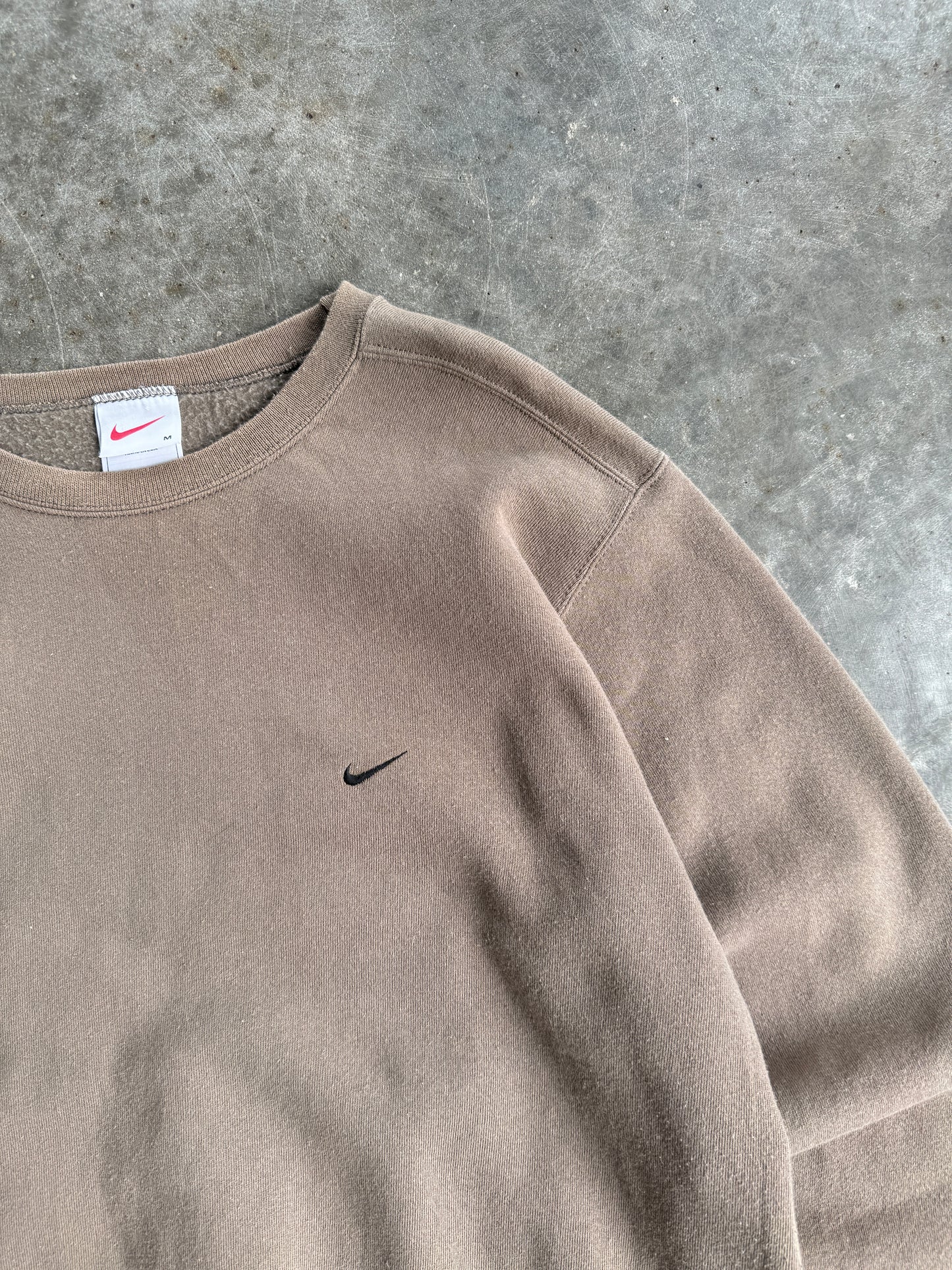 Vintage Light Brown Nike Crew - M