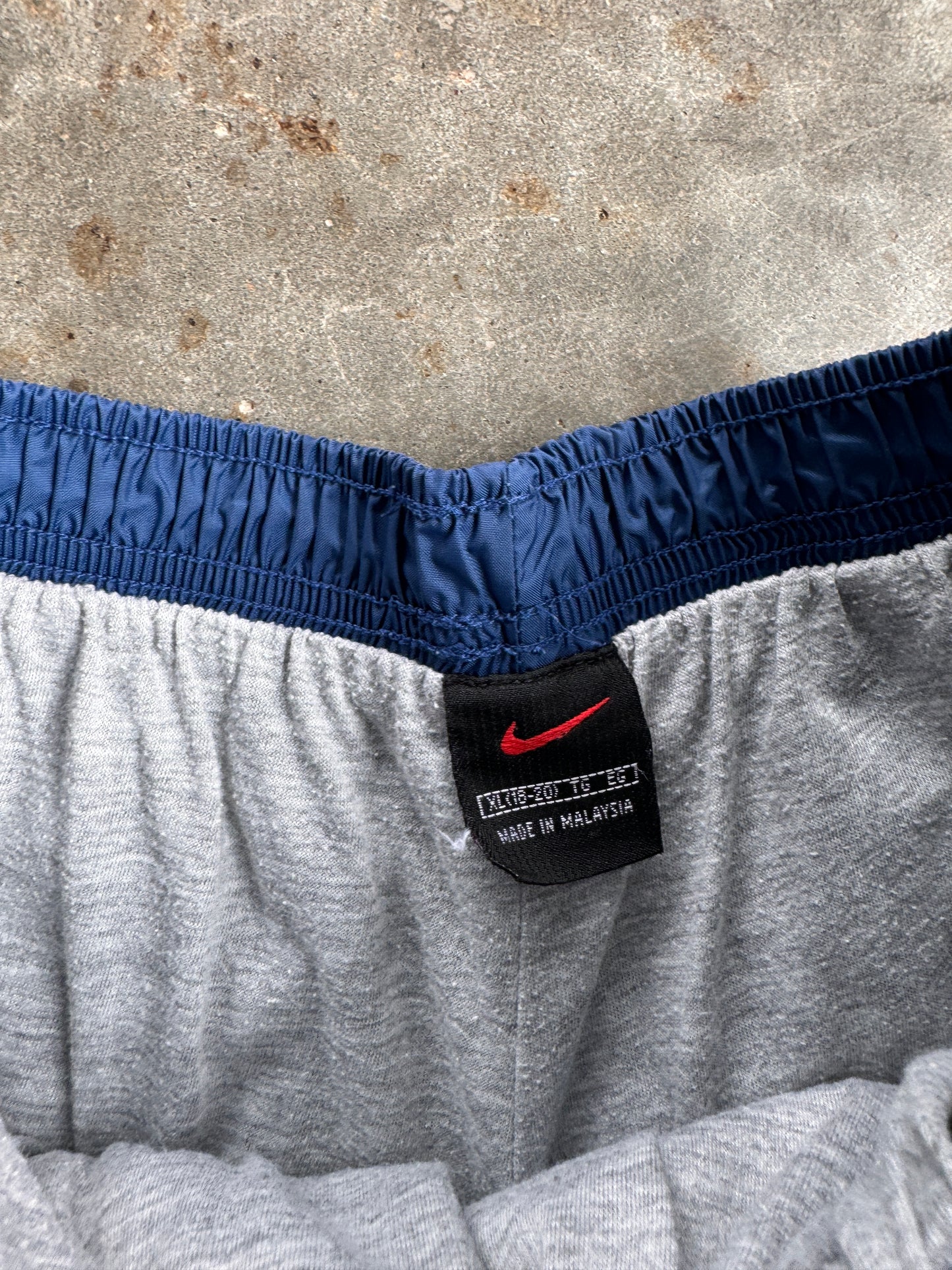 Vintage Reworked Blue Nike Shorts - YXL